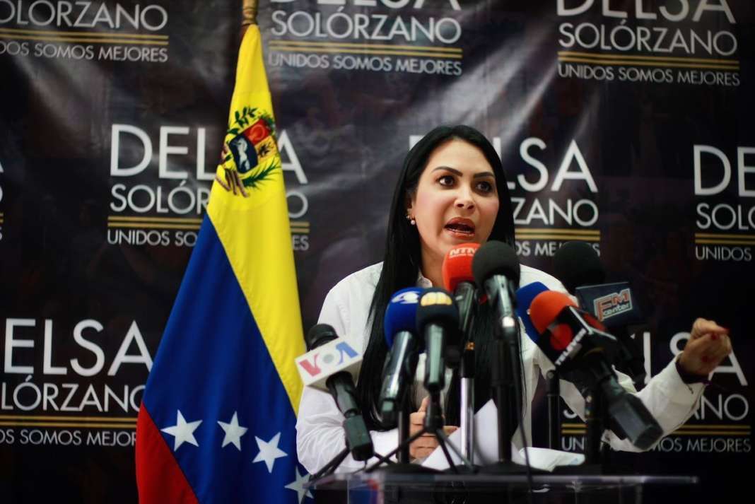 Delsa Solórzano: Nada nos va a detener en nuestra firme decisión de darle libertad a nuestra nación y a sus hijos